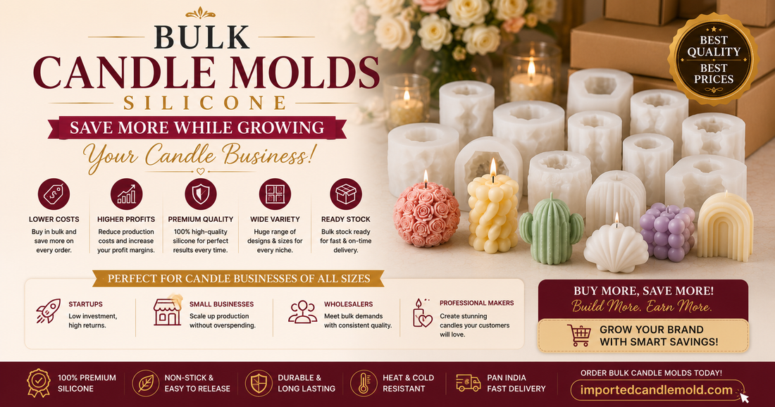 Bulk Candle Molds Silicone: Save More While Growing Your Candle Business