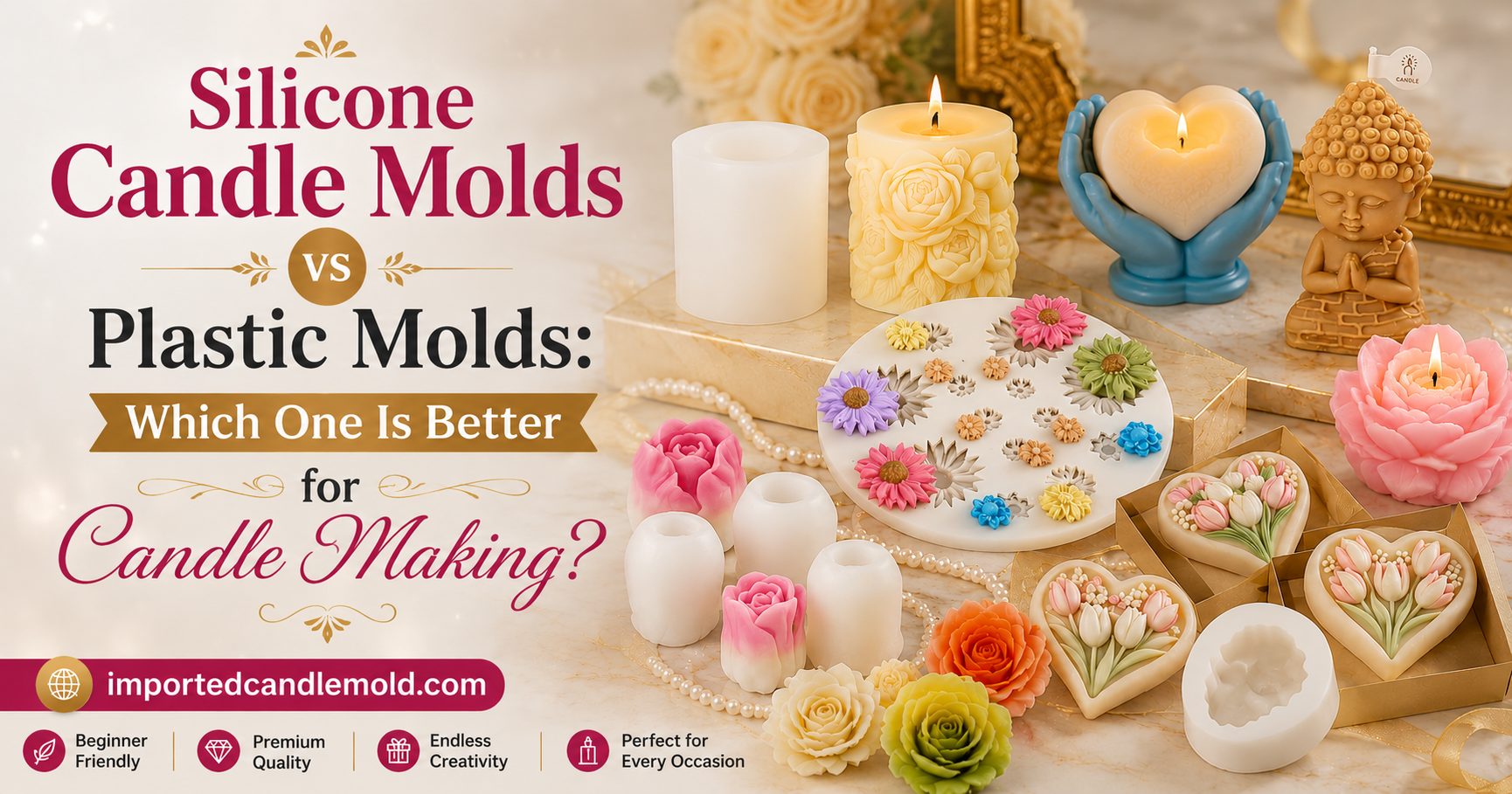 Silicone Candle Molds vs Plastic Molds: Which One Is Better for Candle Making?