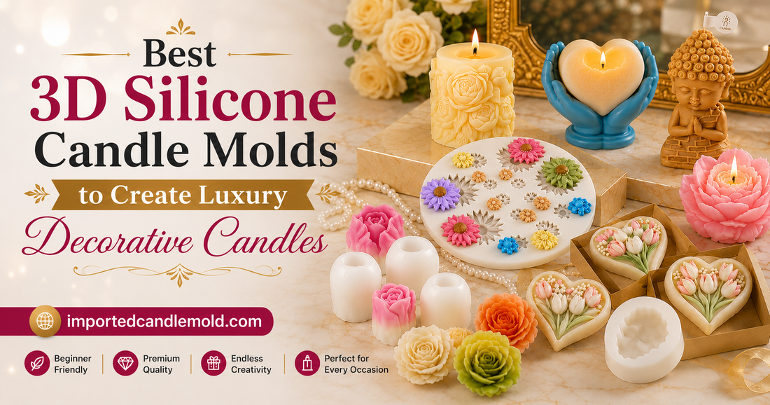 Best 3D Silicone Candle Molds to Create Luxury Decorative Candles