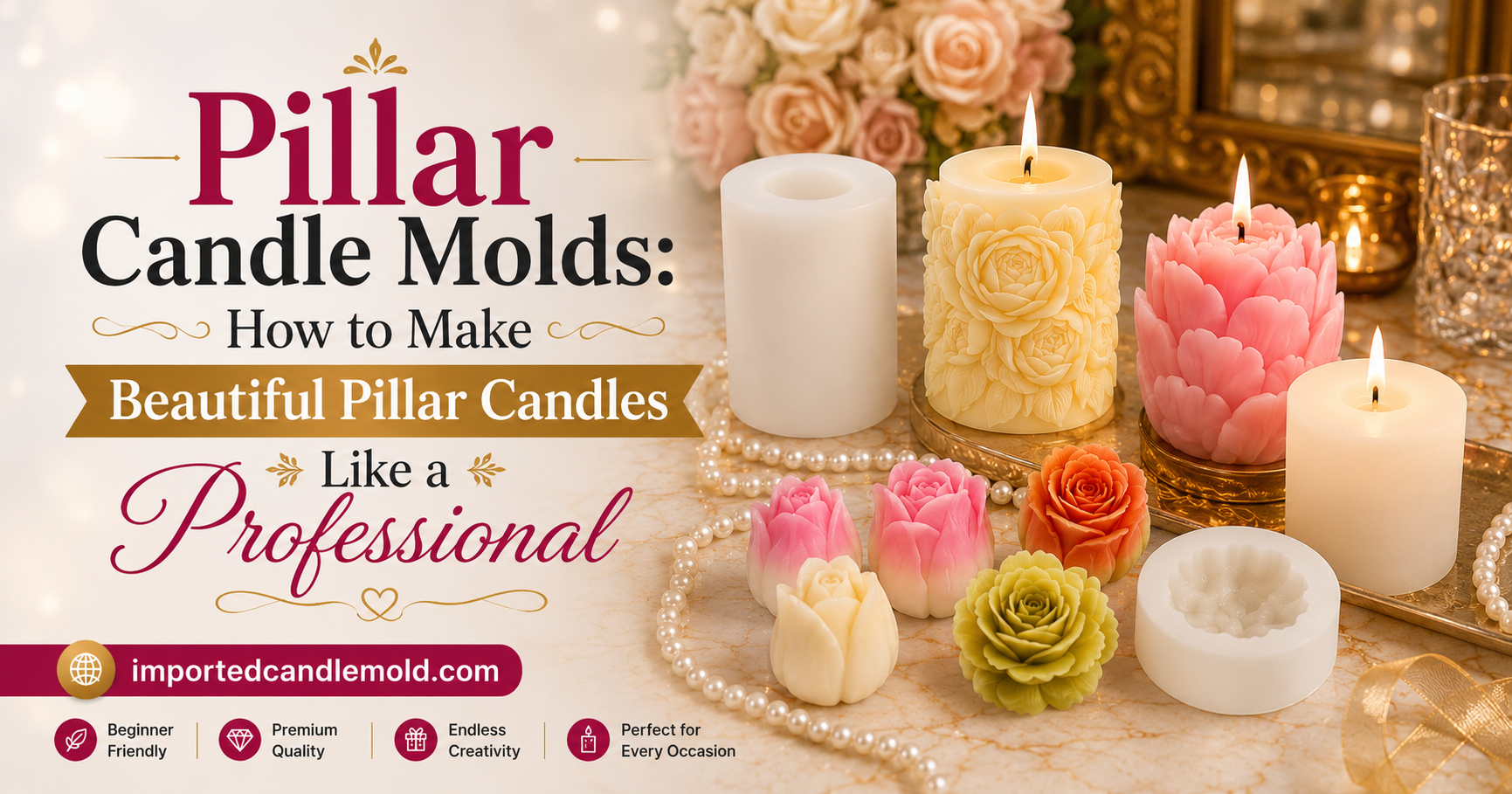 Pillar Candle Molds: How to Make Beautiful Pillar Candles Like a Professional
