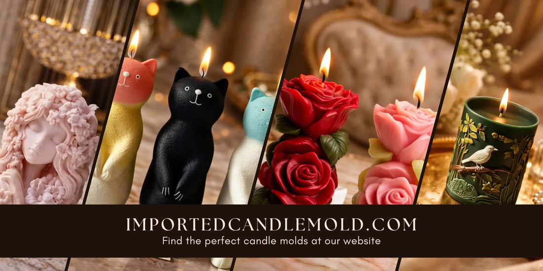 abstract candle molds