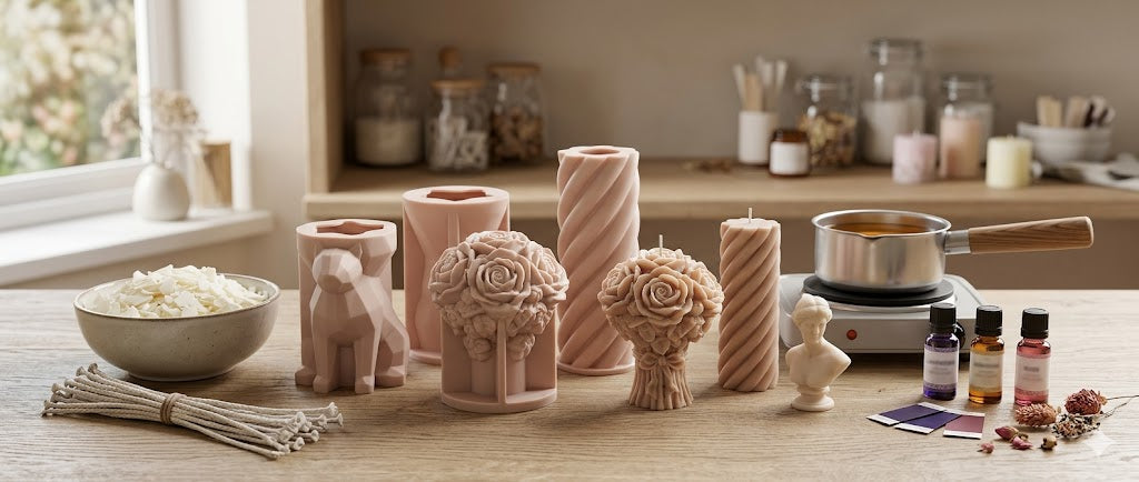 Candle Molds, Silicone Molds & Candle Making Supplies Guide