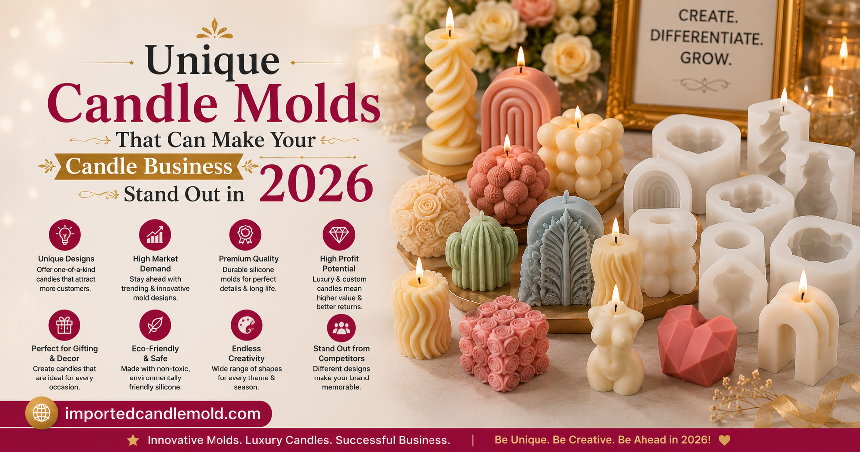Unique Candle Molds That Can Make Your Candle Business Stand Out in 2026