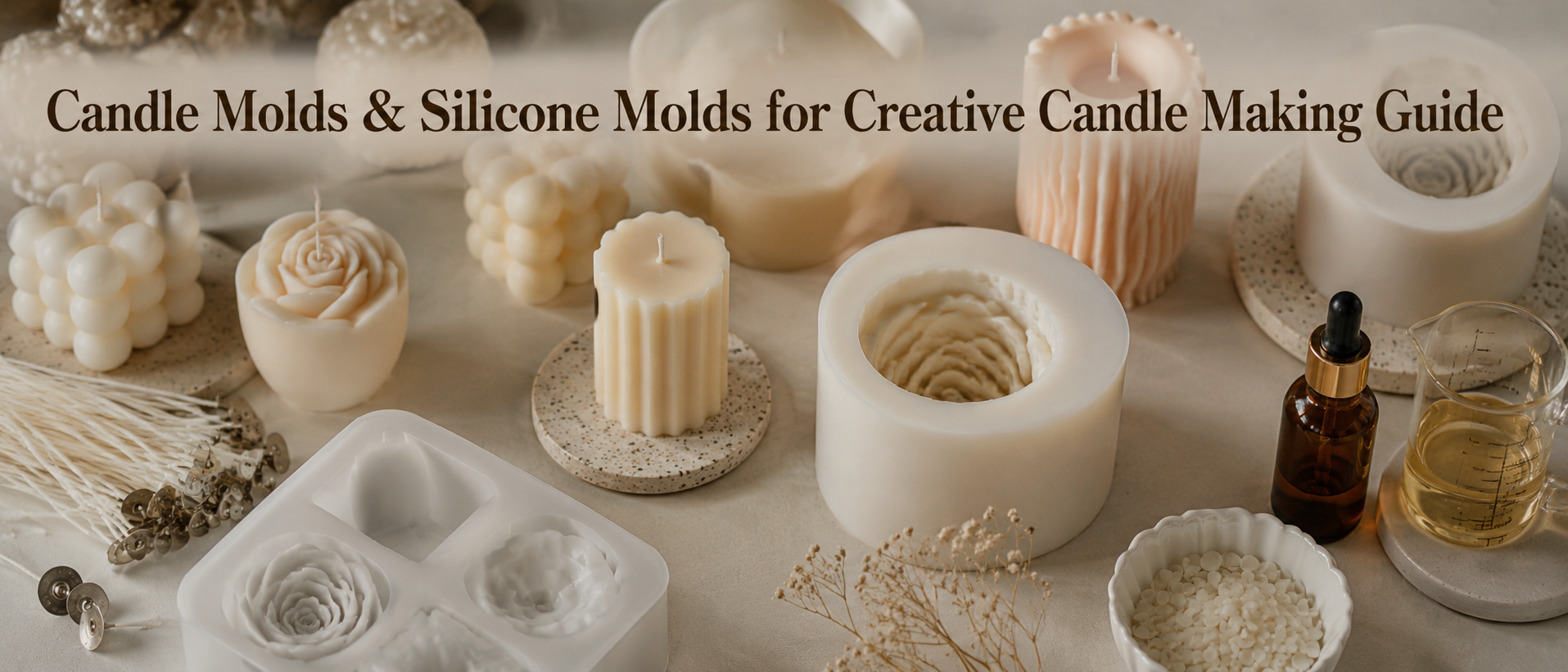 Candle Molds & Silicone Molds for Creative Candle Making Guide
