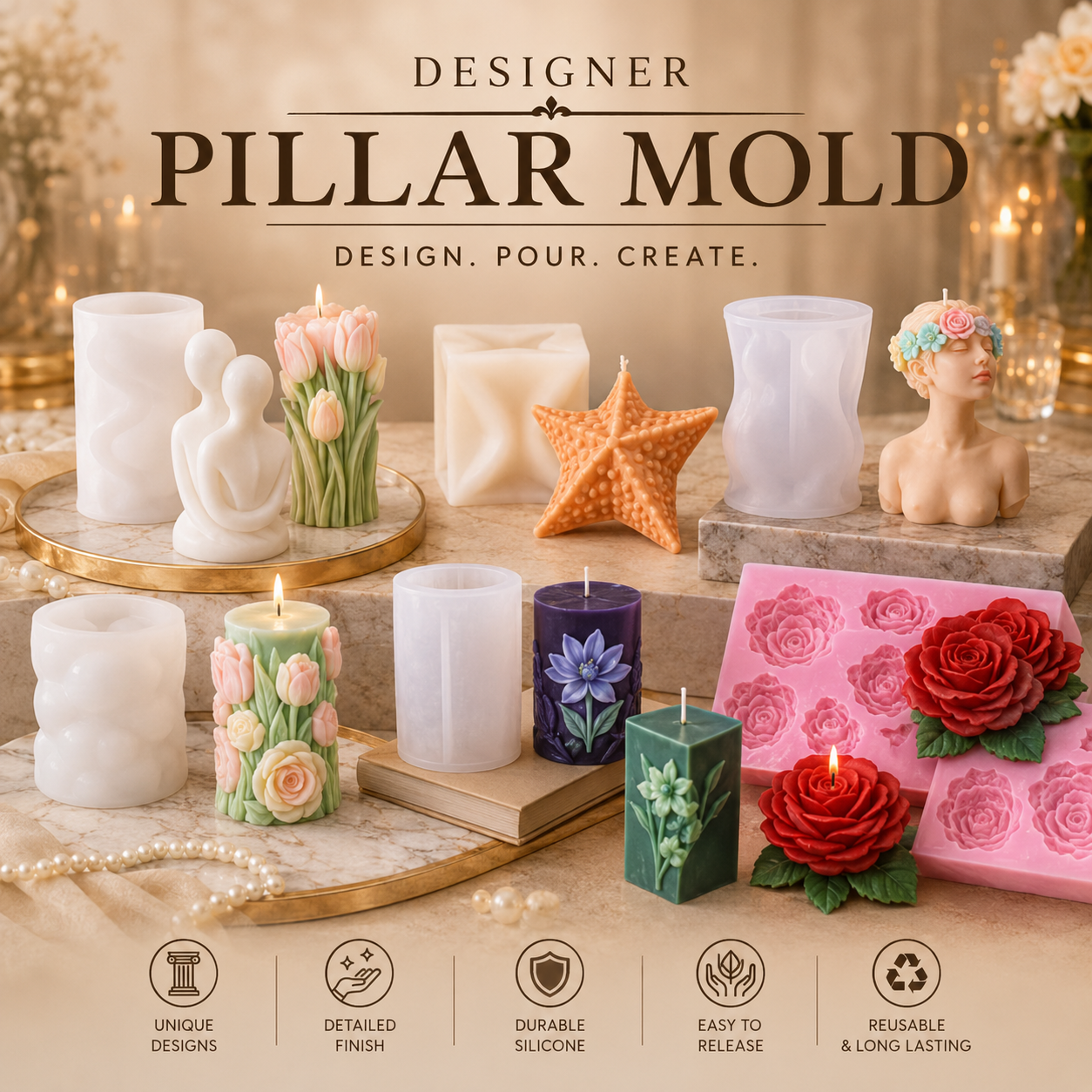 Design Mold Pillar Mold
