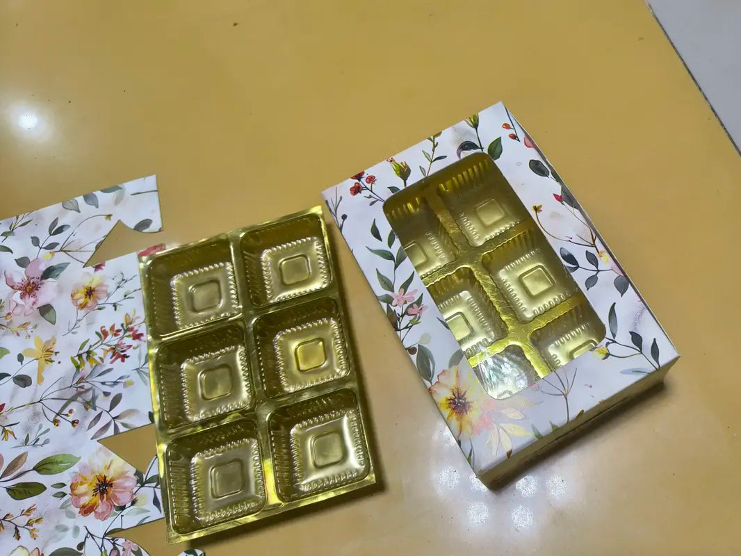 10 pc 3.75"*5.75"1.75 inch candle box.