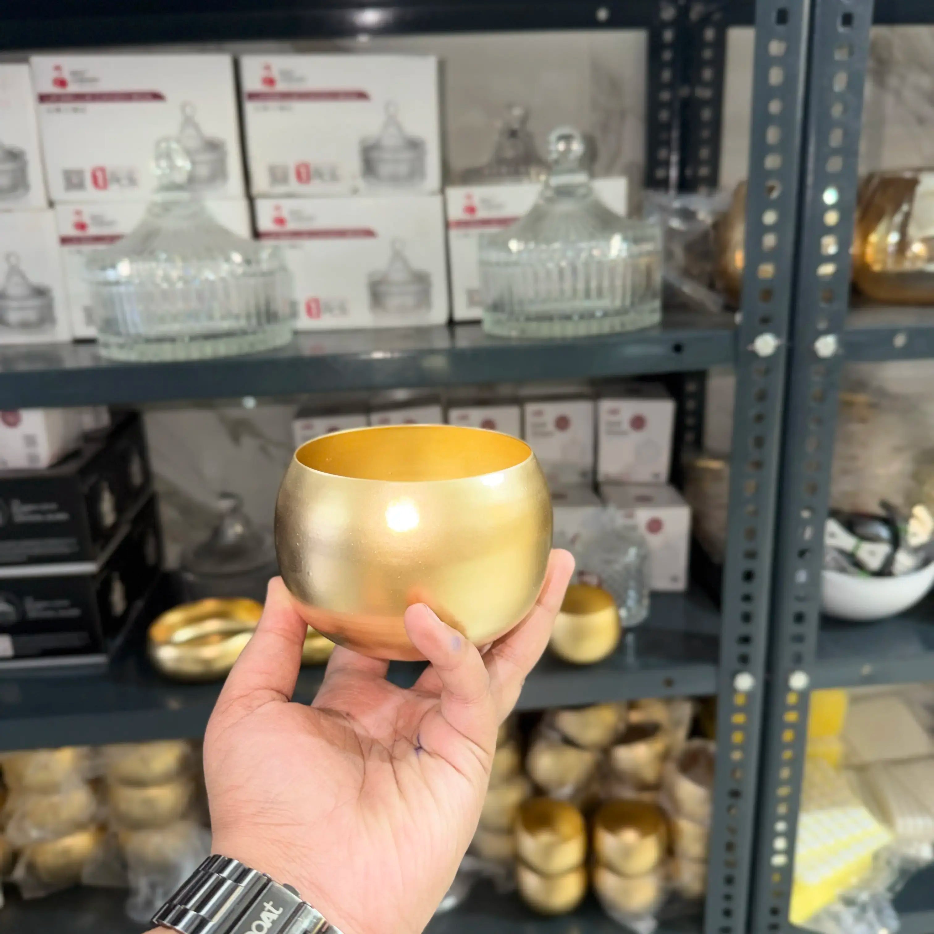 2.5 inch Metal bowl for candle making