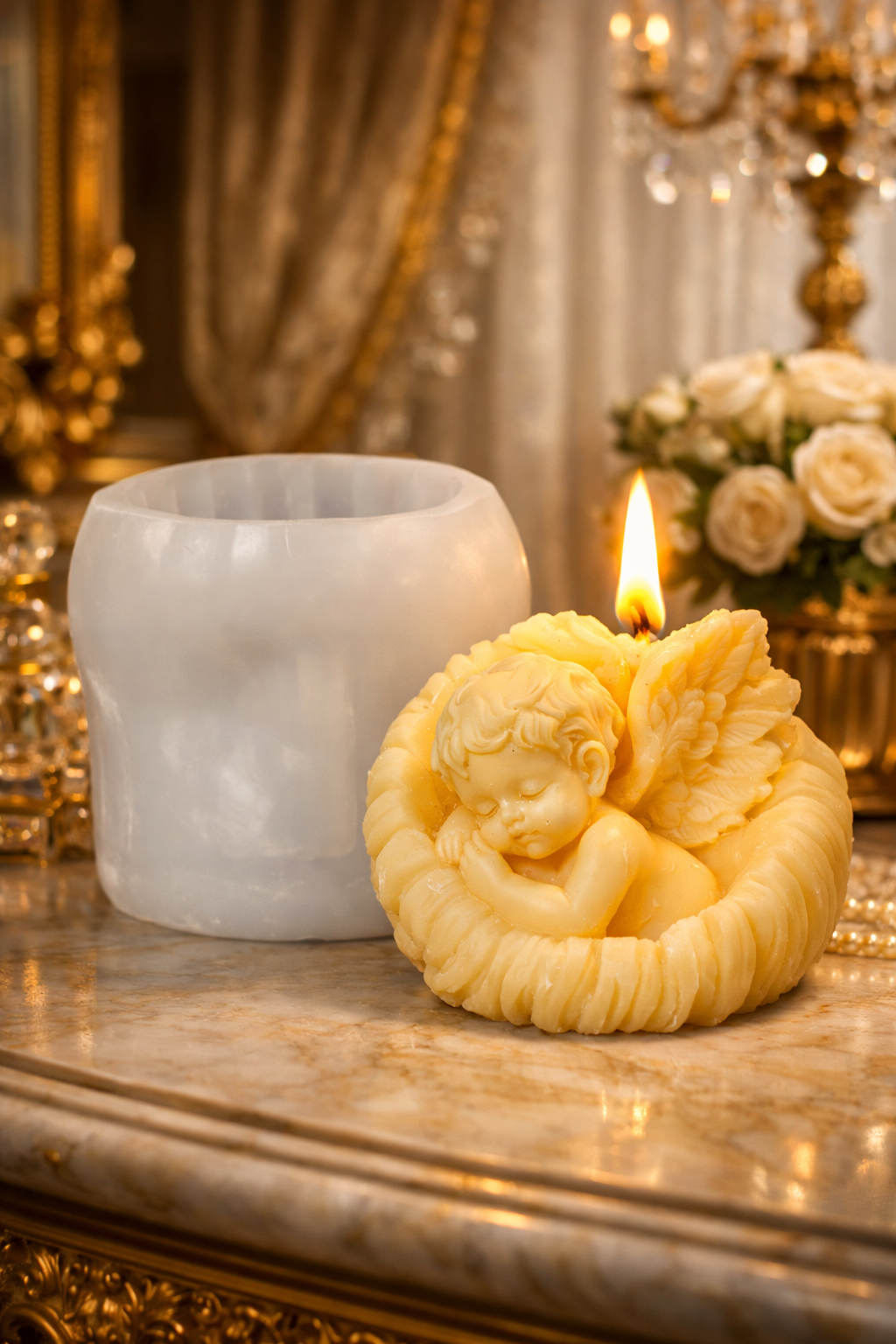 Angel candle mould A  RS250