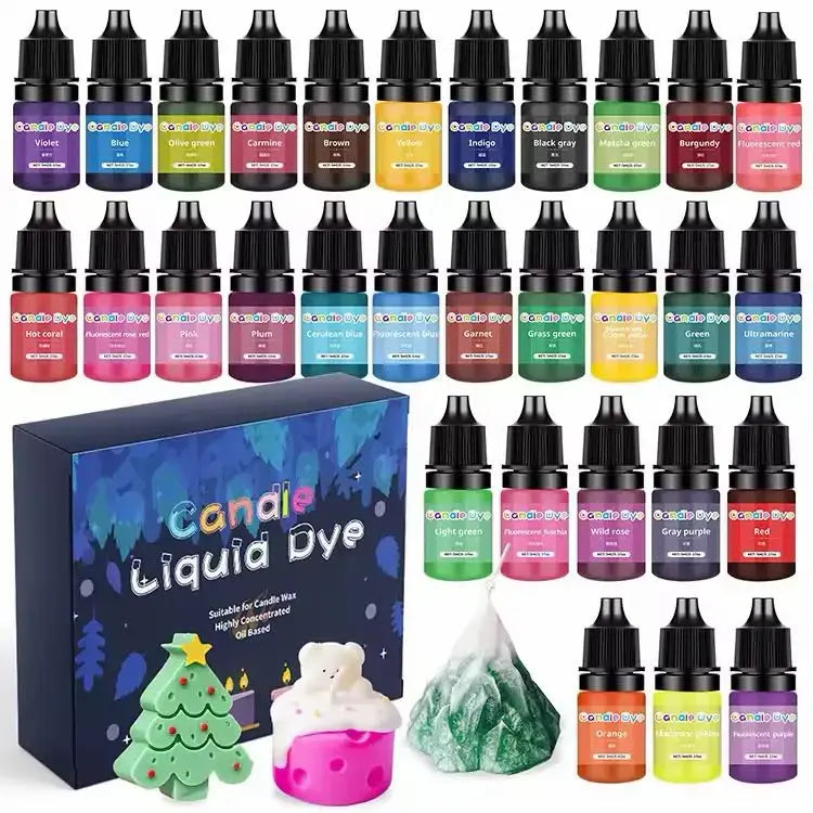 30 China Candle liquid colour pastel shades