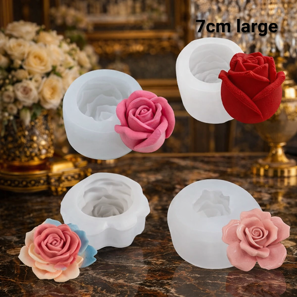 4pc rose flower mould