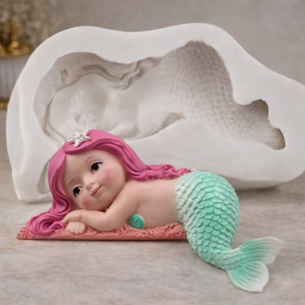 11.5 cm mermaid mold