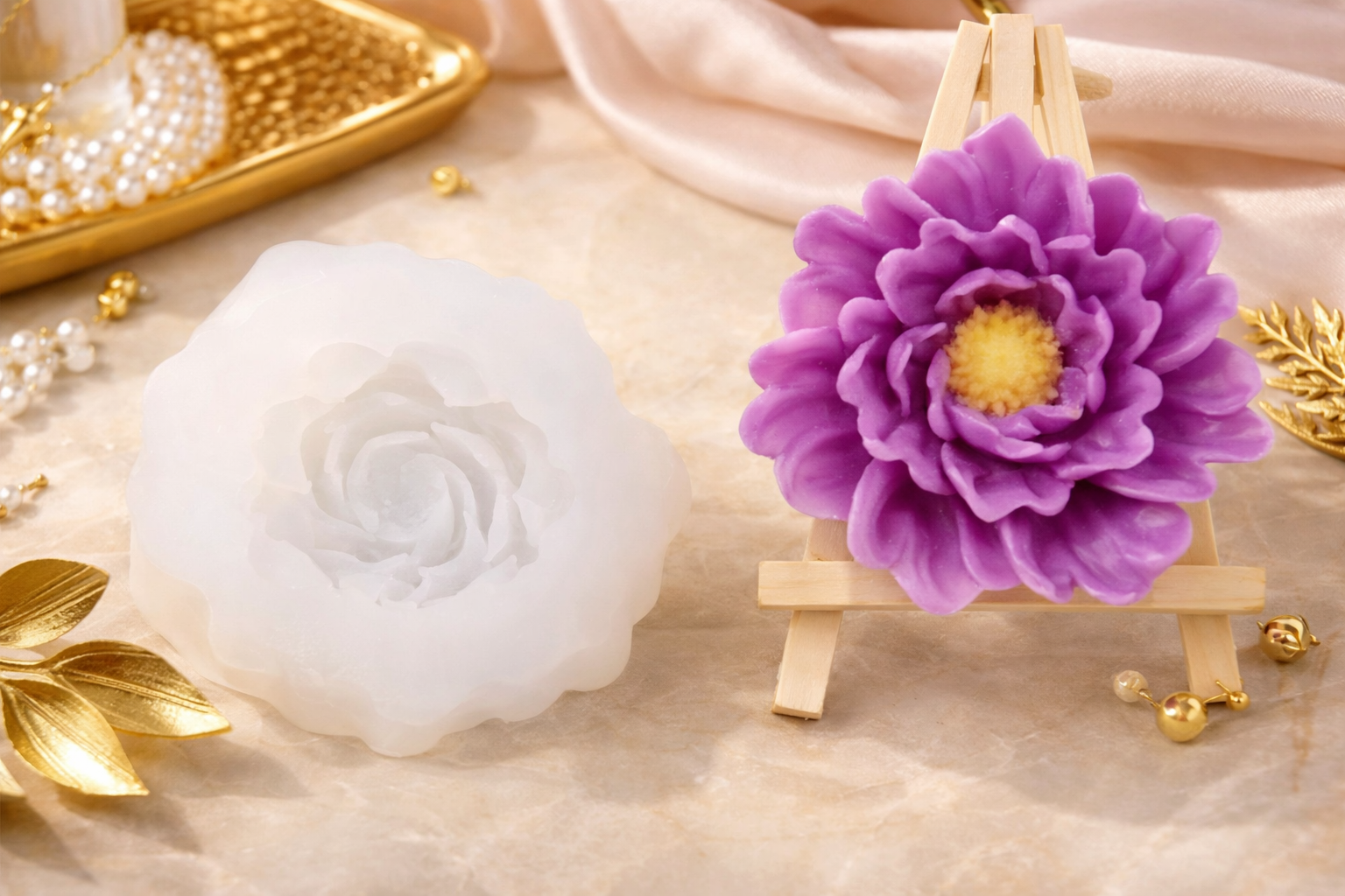 9.7 cm flower mould