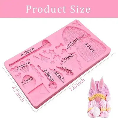 Gnome jar decoration mould