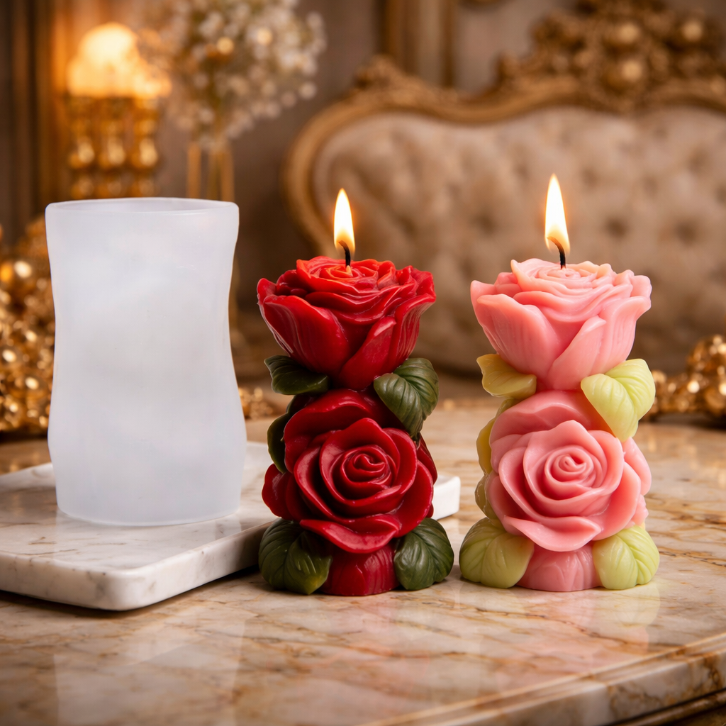 Rose piller mould RS303