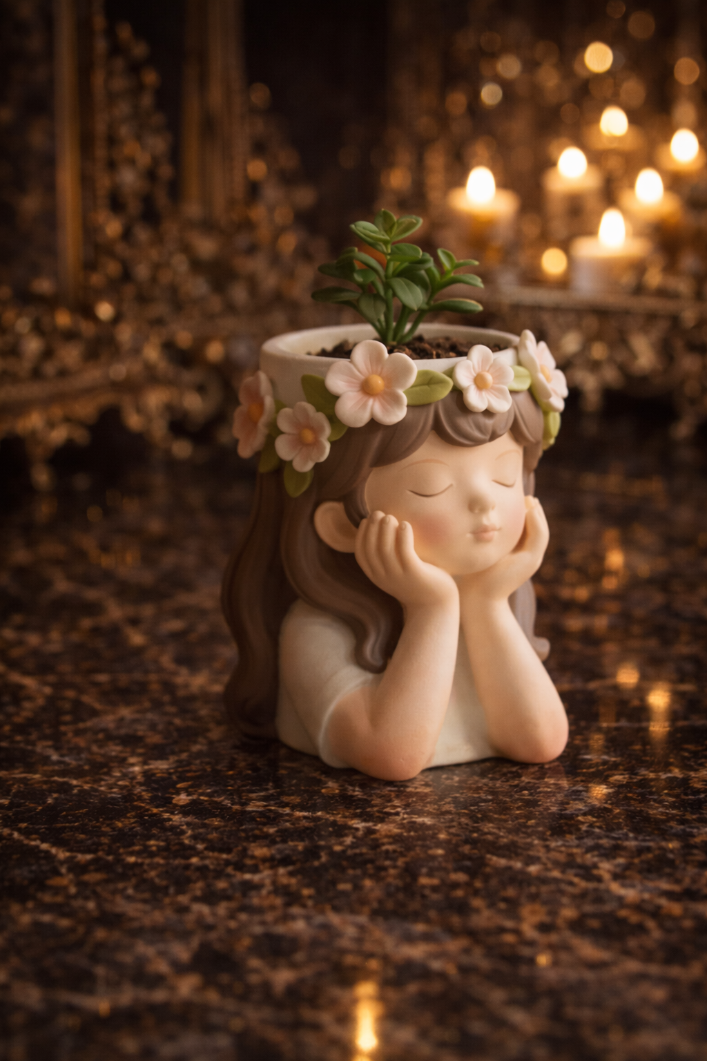 GIRL Planter mold  RKG119