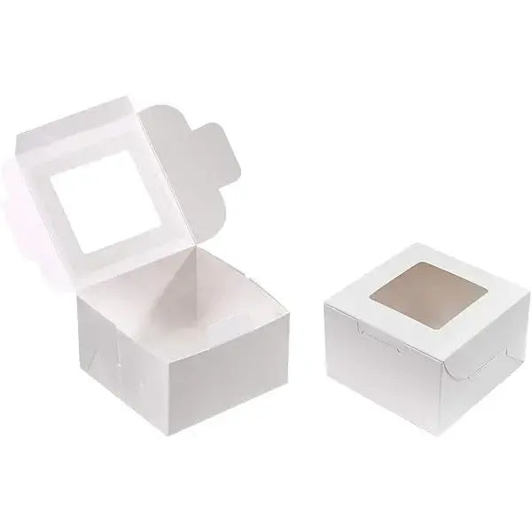 25 box white 3.75”3.75 inch height 1.75 inch