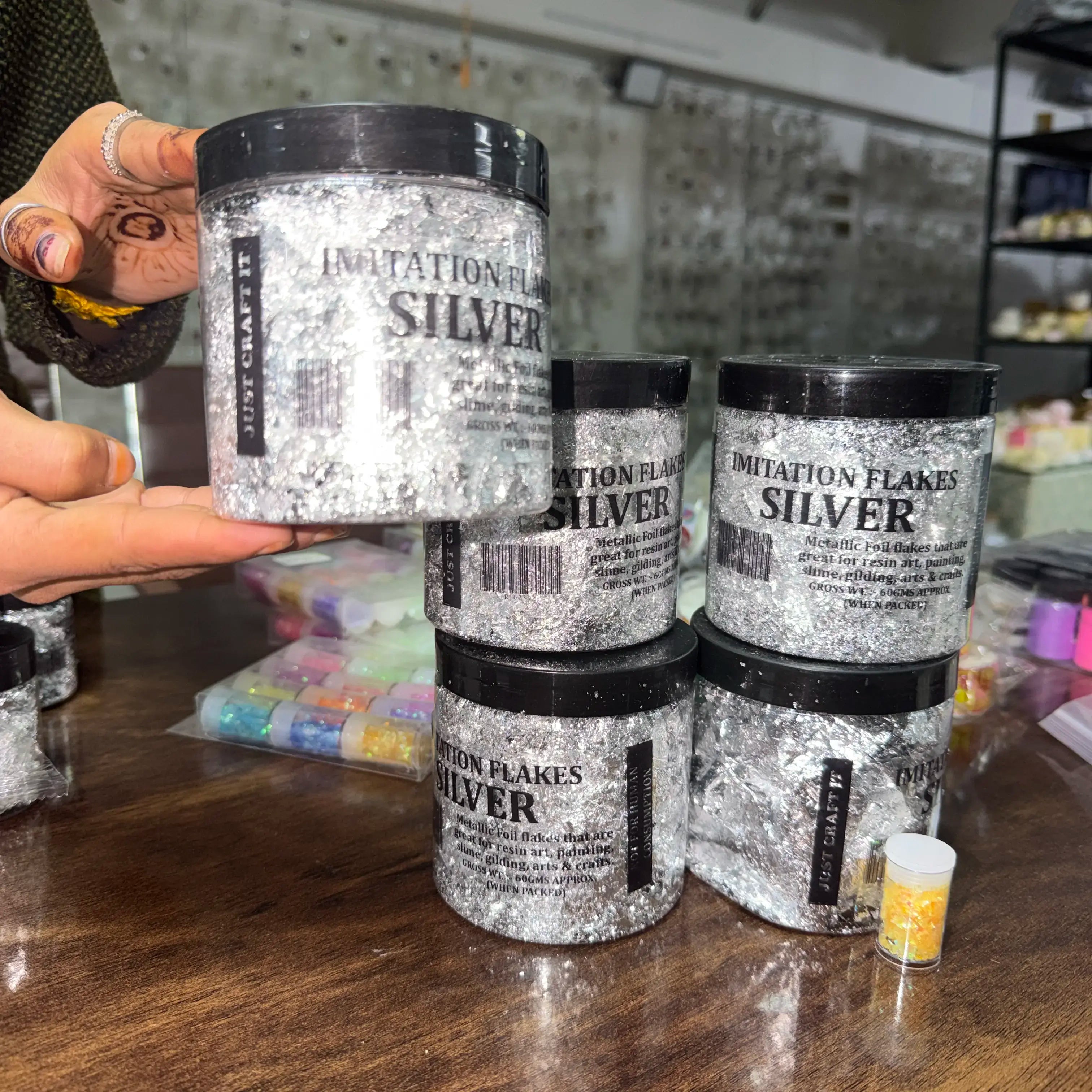 Silver vakar for decoration