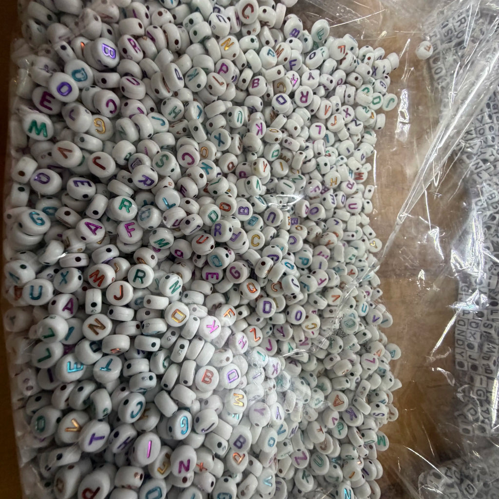 50 grm alphabet bead