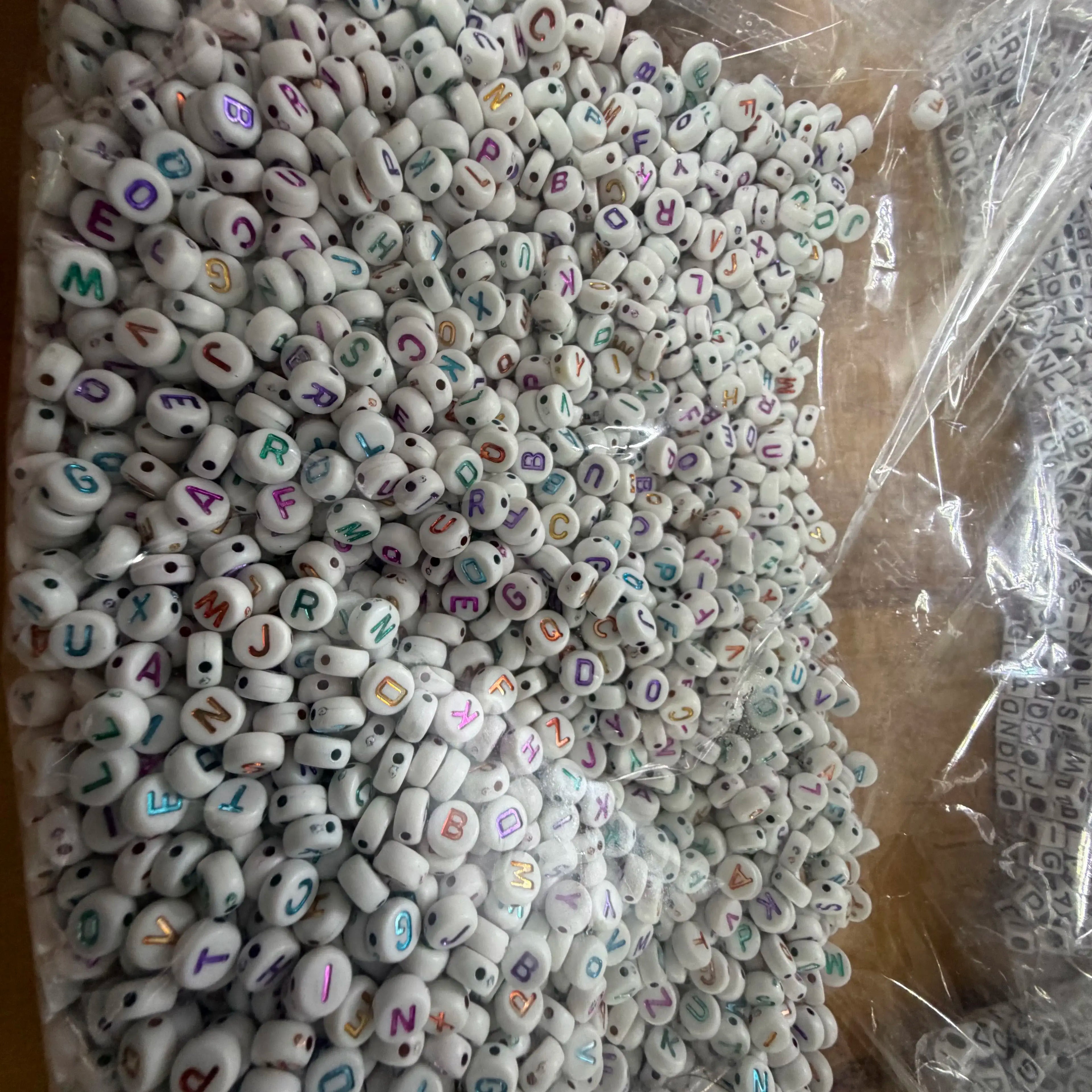 50 grm alphabet bead