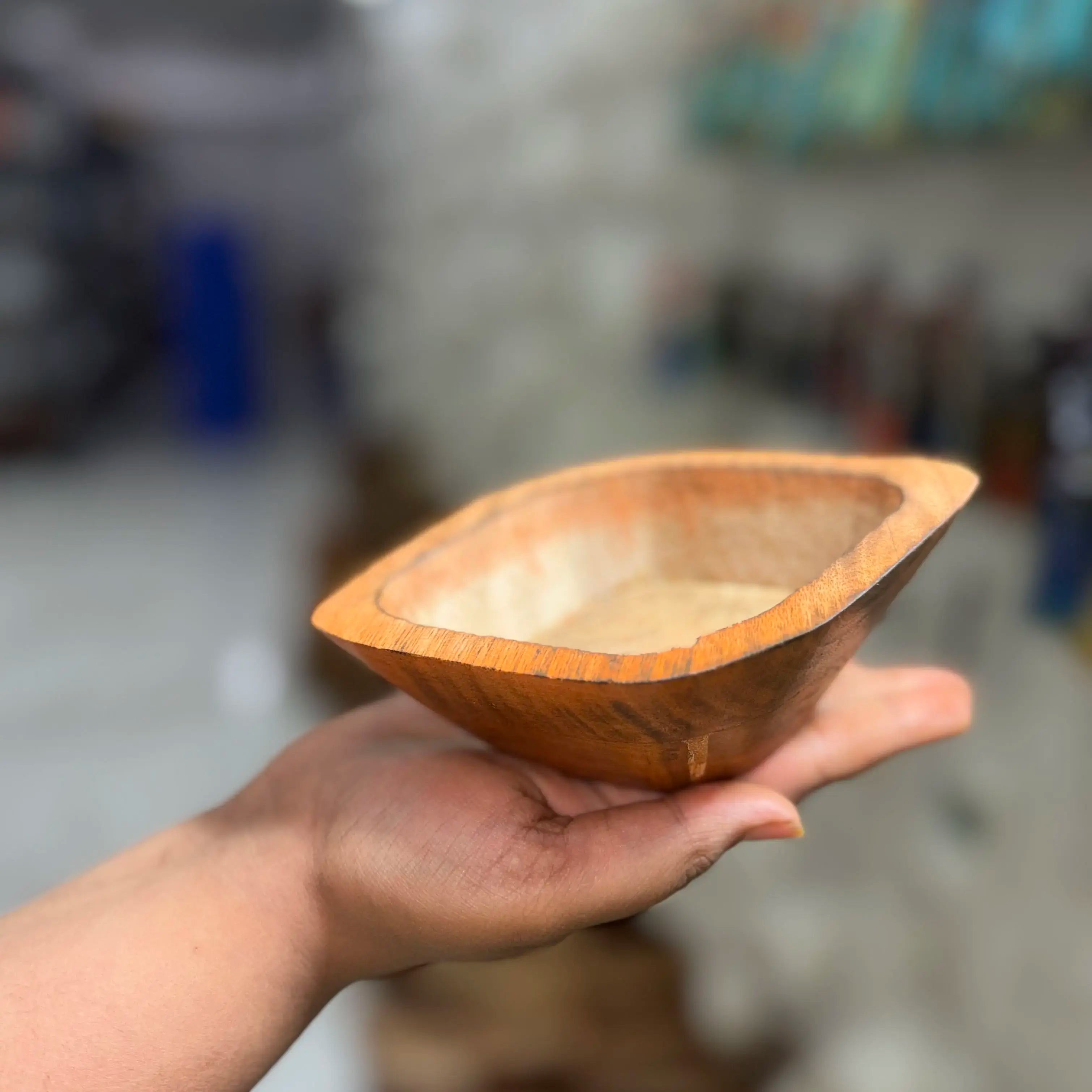 6 inch wooden jar