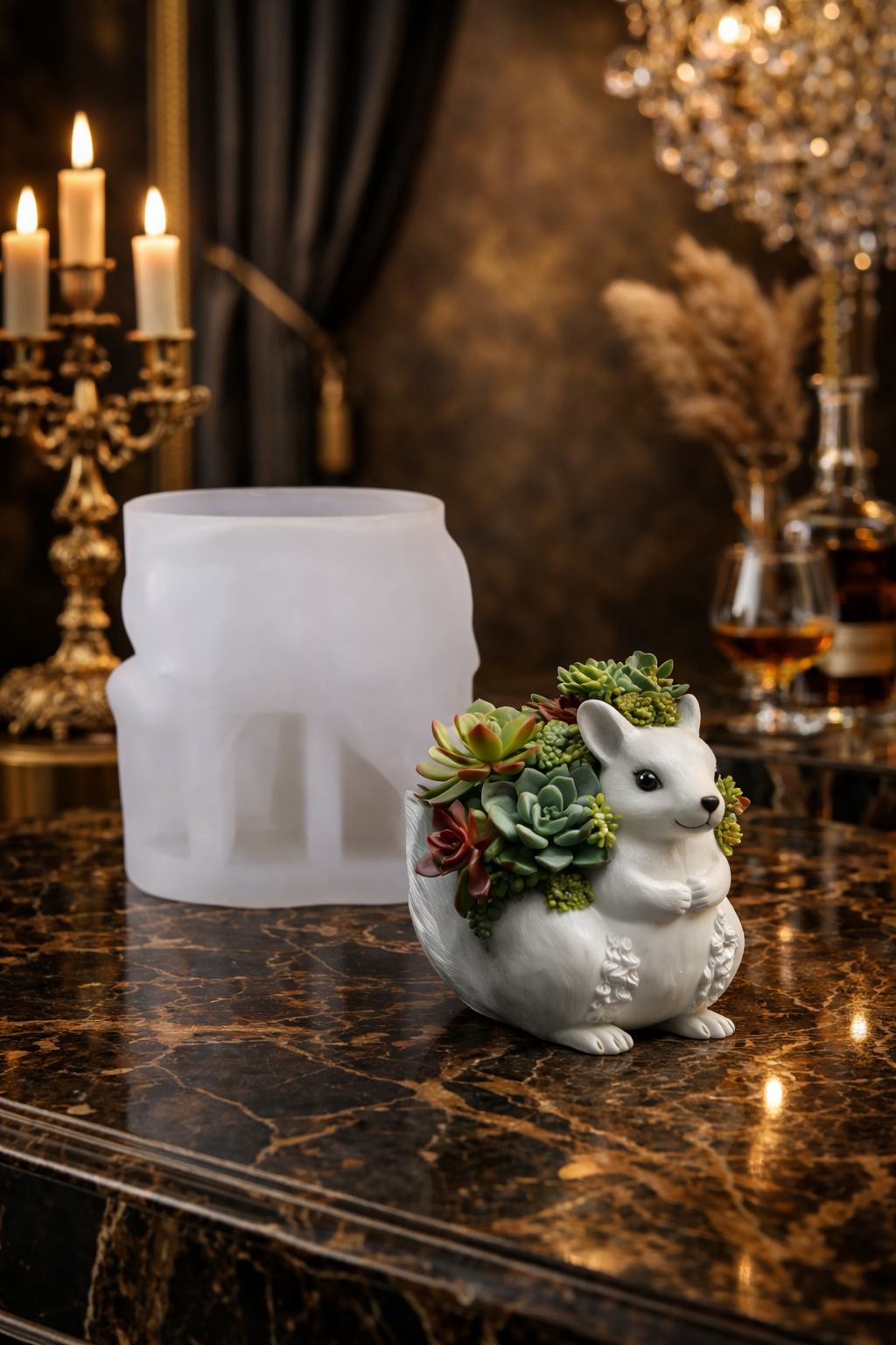 Rabbit mold concrete mould 9cm *8cm  RS395