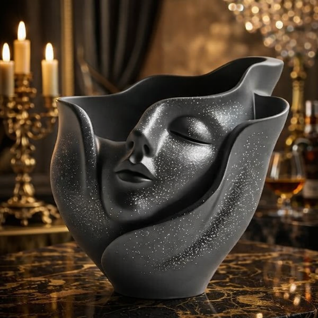 Girl mold planter mold 9.8*8.5CM RS387