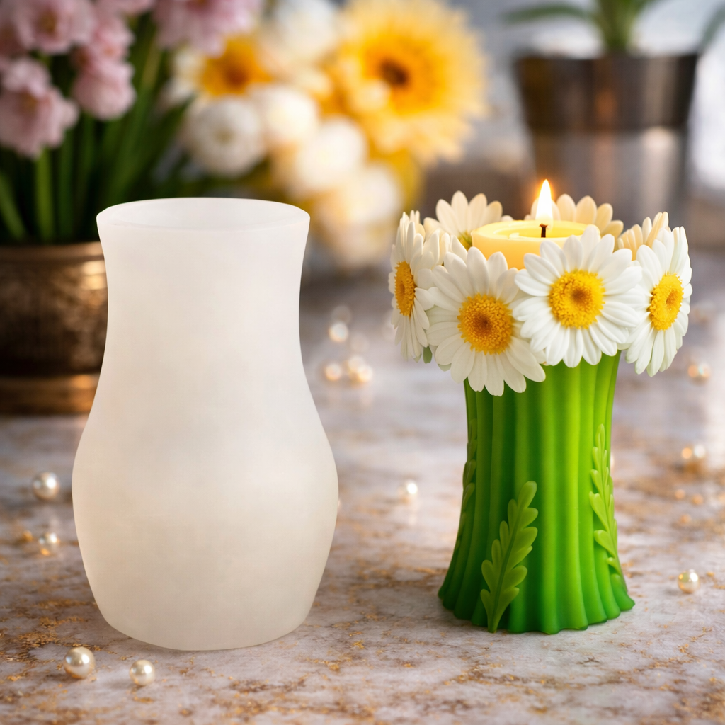 Flower candle mould  RS343
