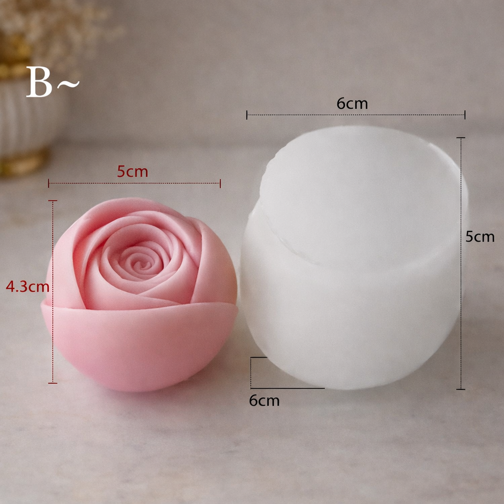 Flower candle mould  RKG166