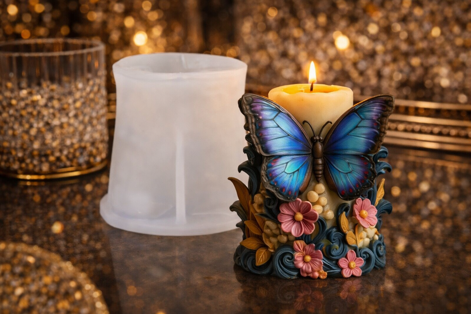 Butterfly pillar mould RS337