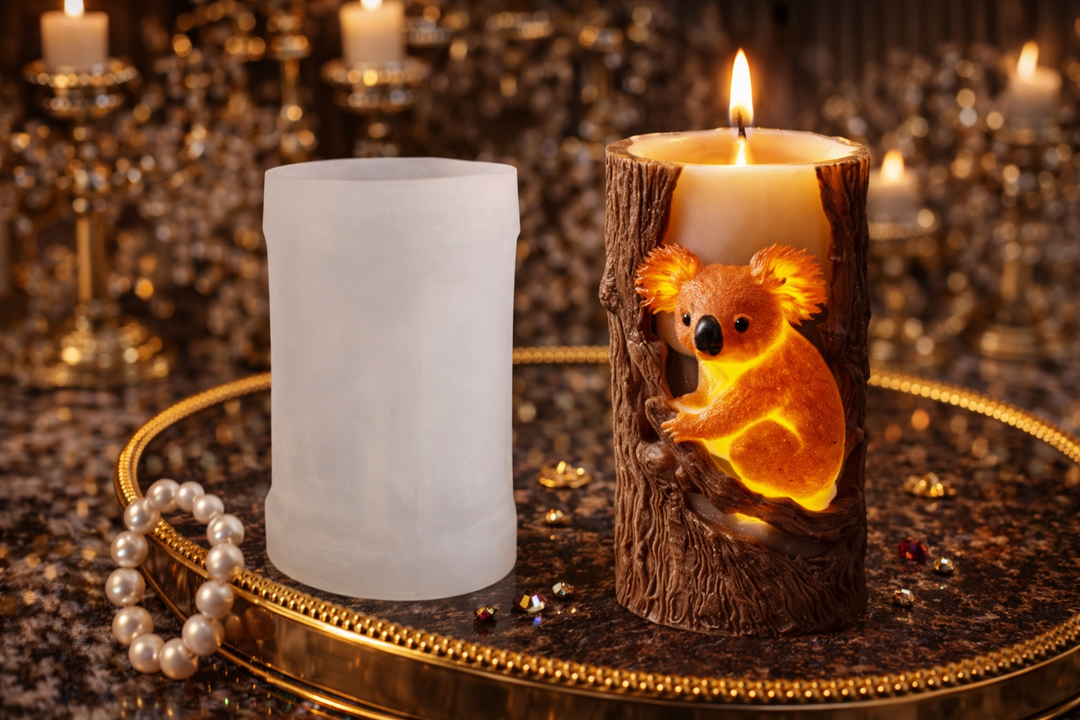 Bear mold pillar RS259