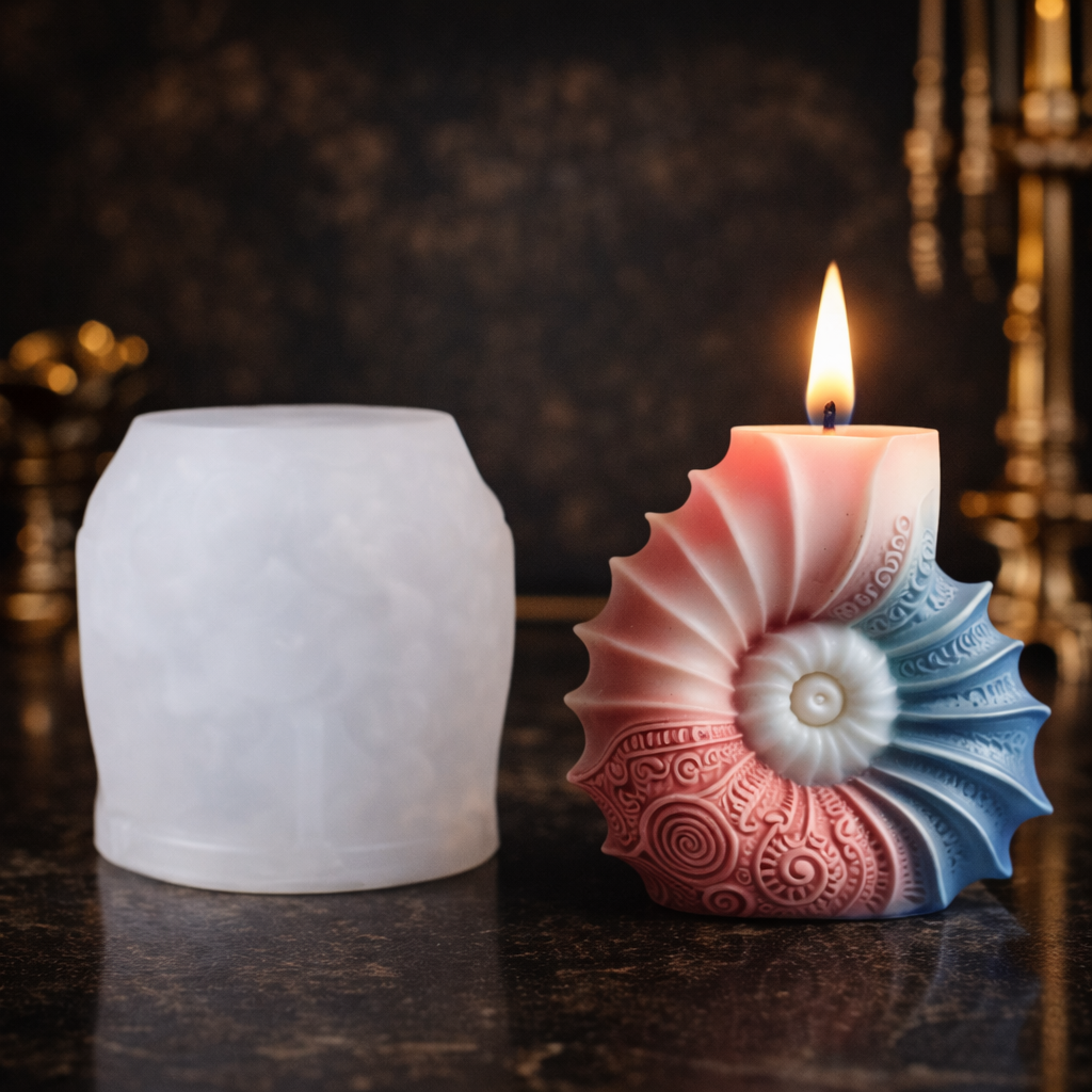 Sea pillar candle mould  RKG108