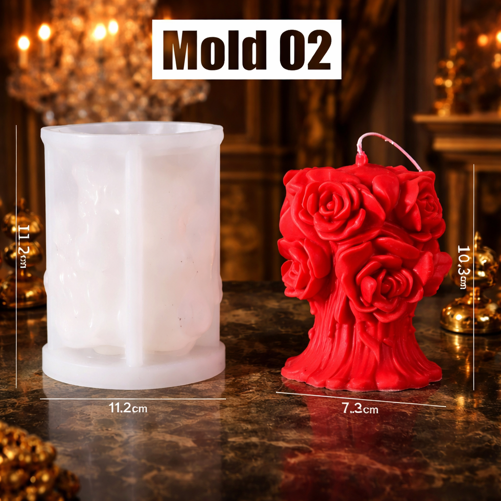 Bouquet Candle Mould