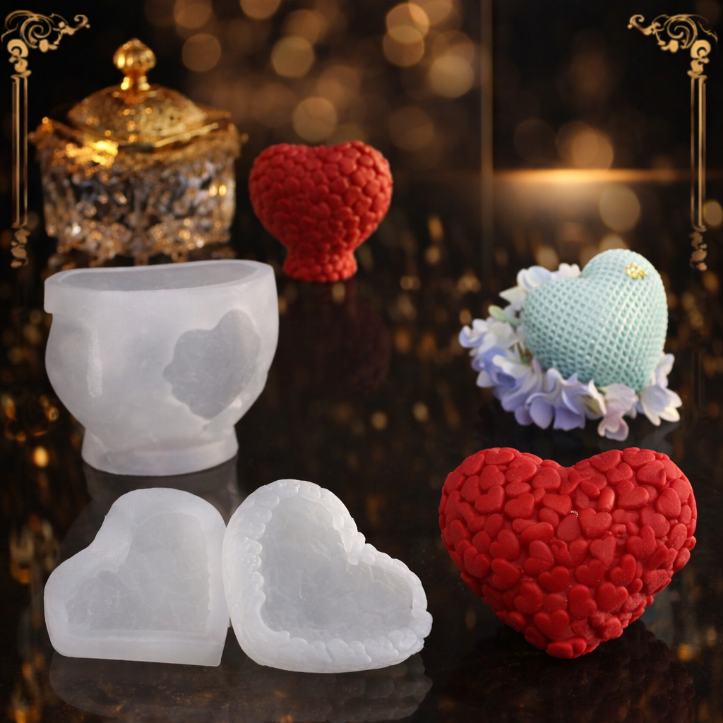 3 pc heart mould DM201 184 154