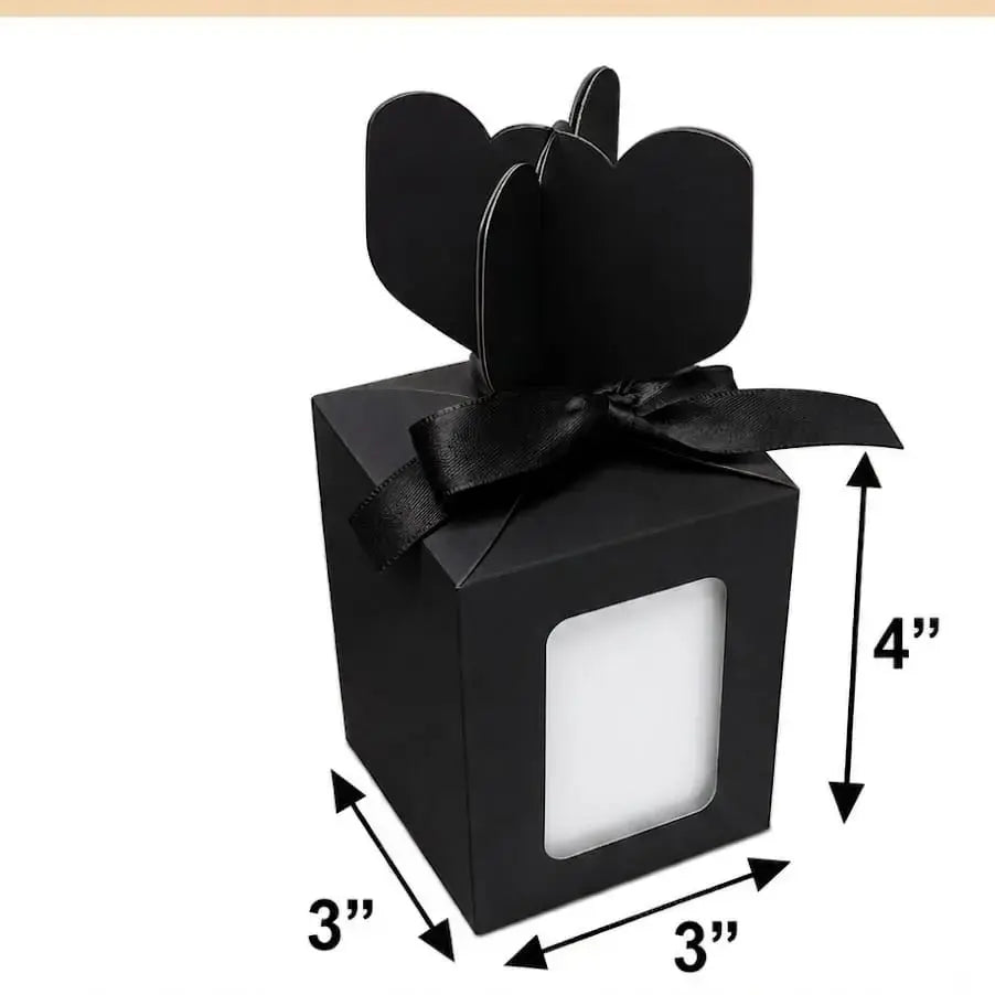 25 box black 3-3-4 inch