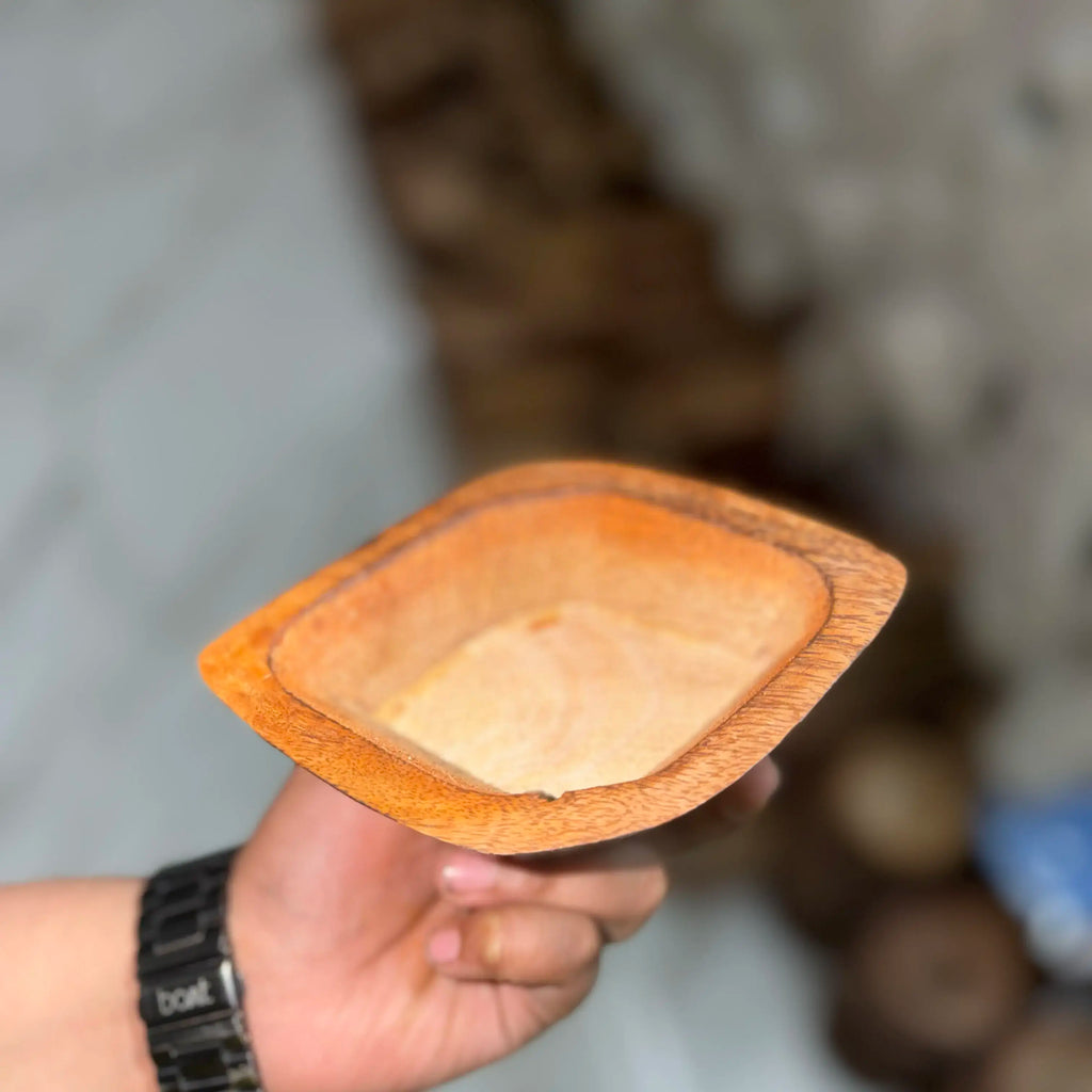 6 inch wooden jar