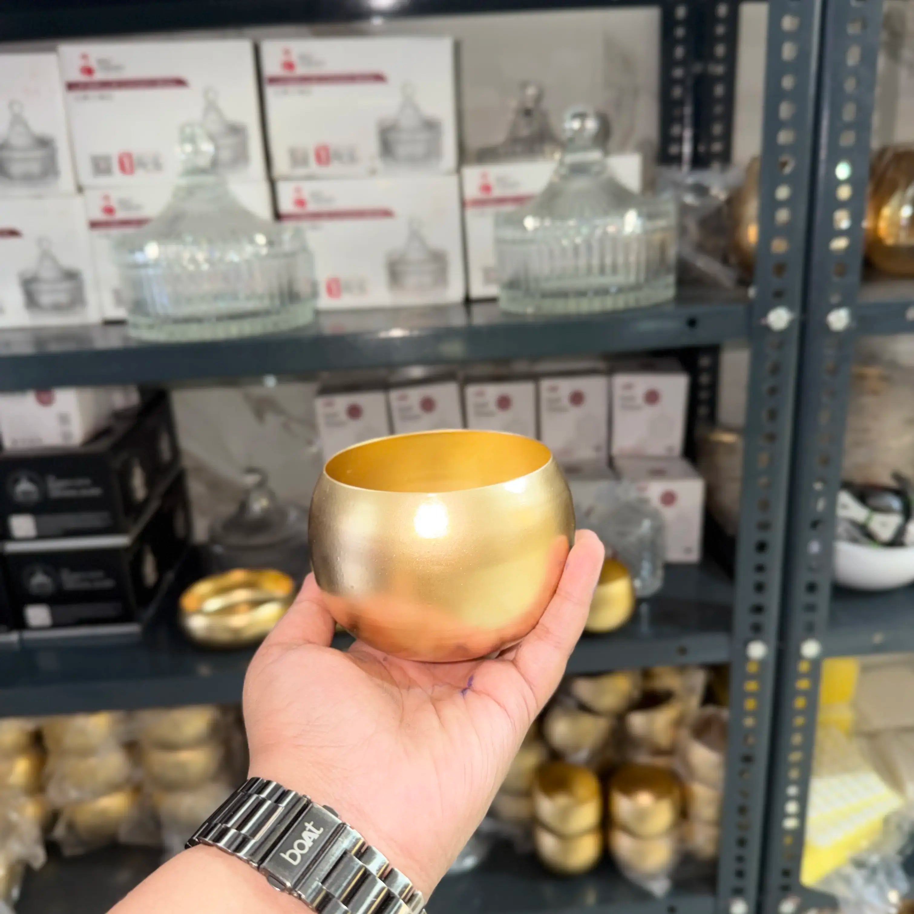 2.5 inch Metal bowl for candle making