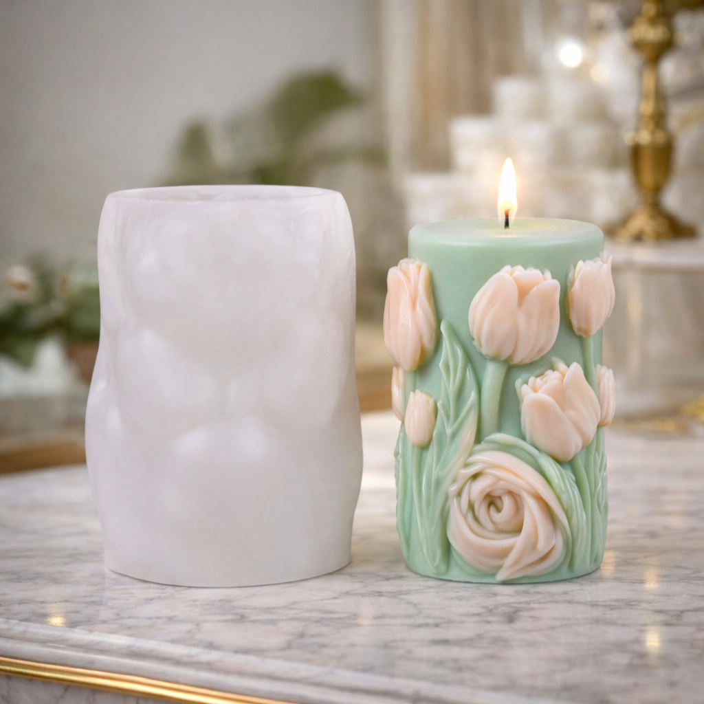 Tulip Blossom Candle Mold