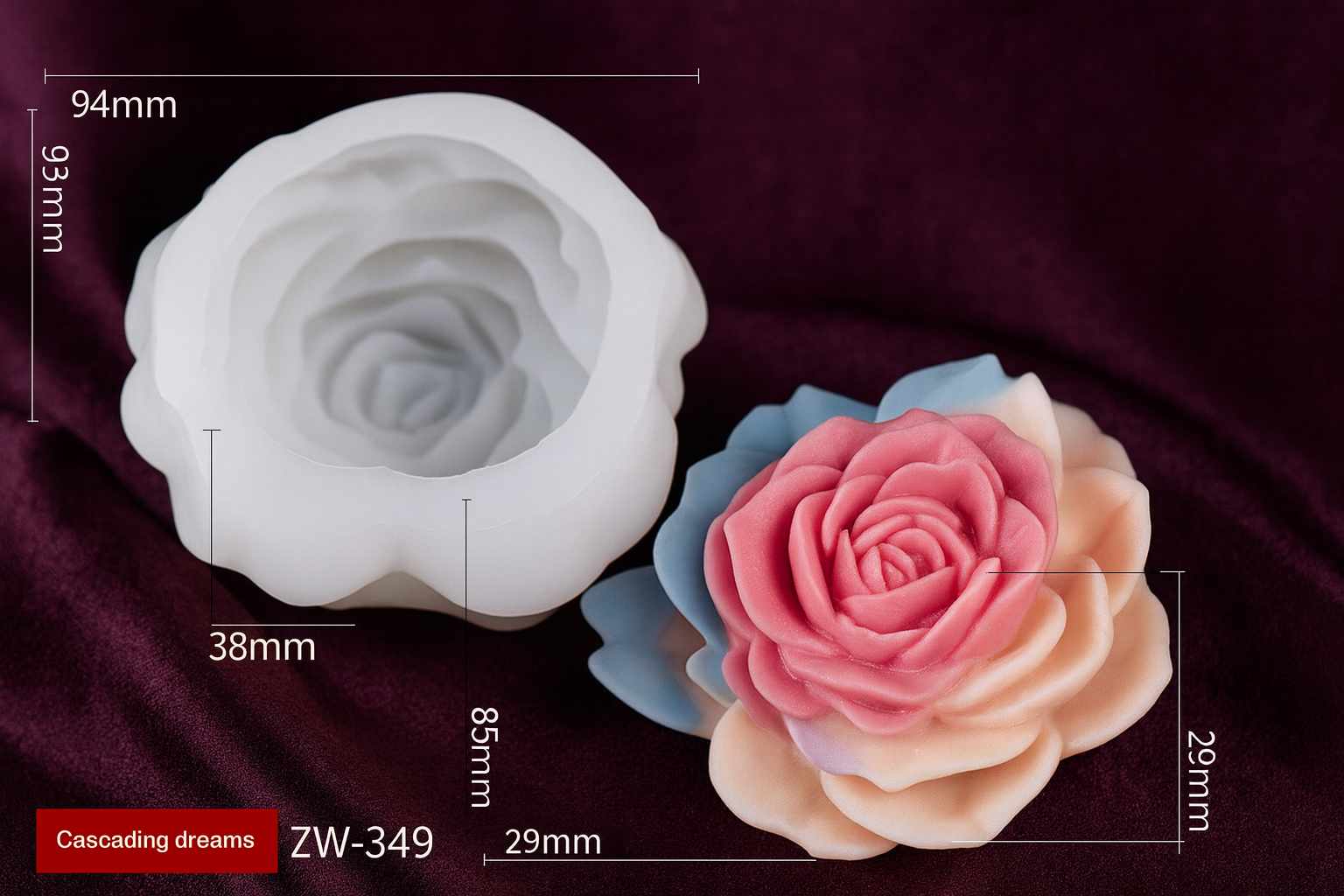 Big Rose mold