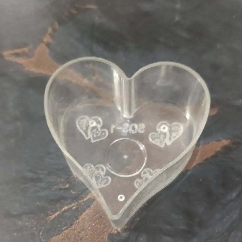 Big heart tea cup ' 50 mm Dia 25 mm height heart 10 pc