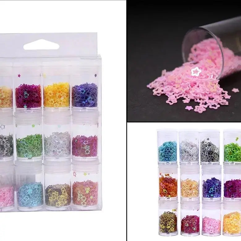 Mini flower mini bottle set 12 pc