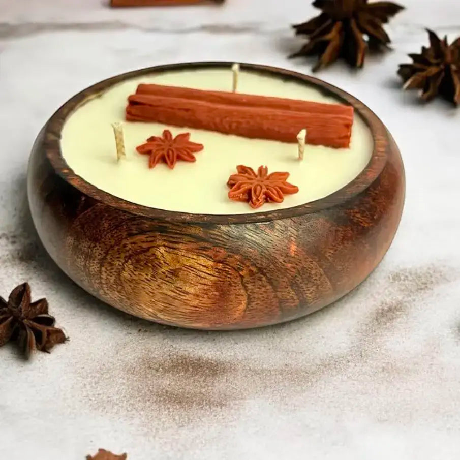 Curve circle bowl for candle making