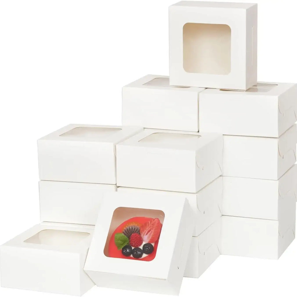 25 box white 3.75”3.75 inch height 1.75 inch