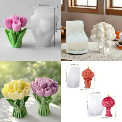 5 pc bouquet mold