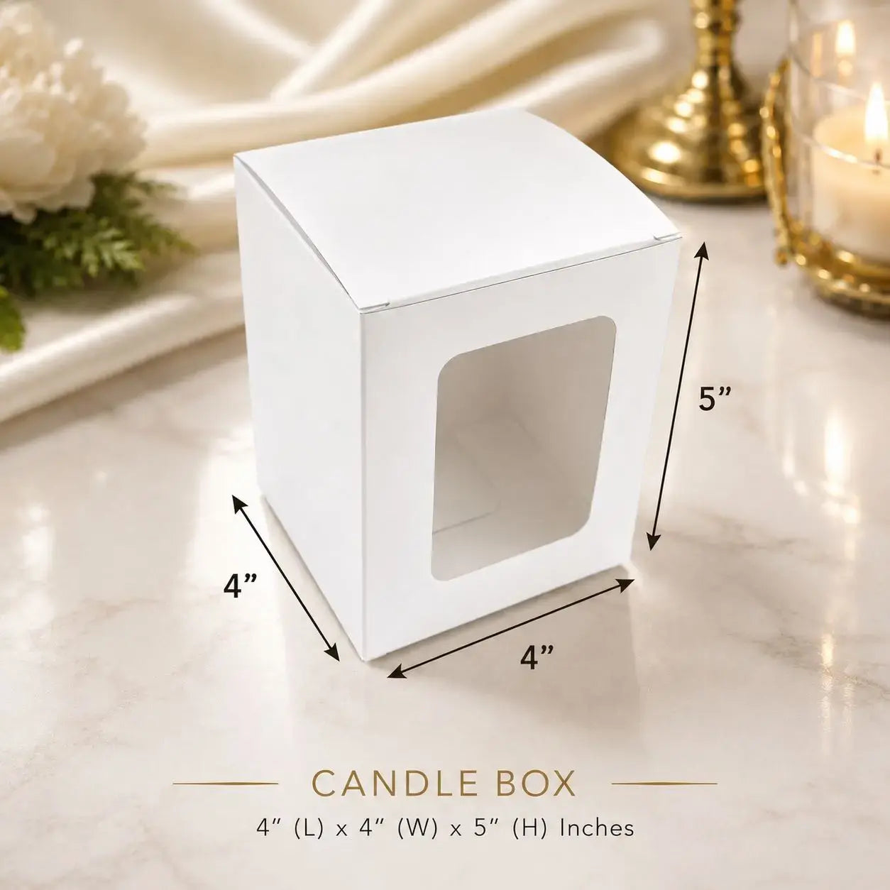 25 pc white box 4-4-5 inch