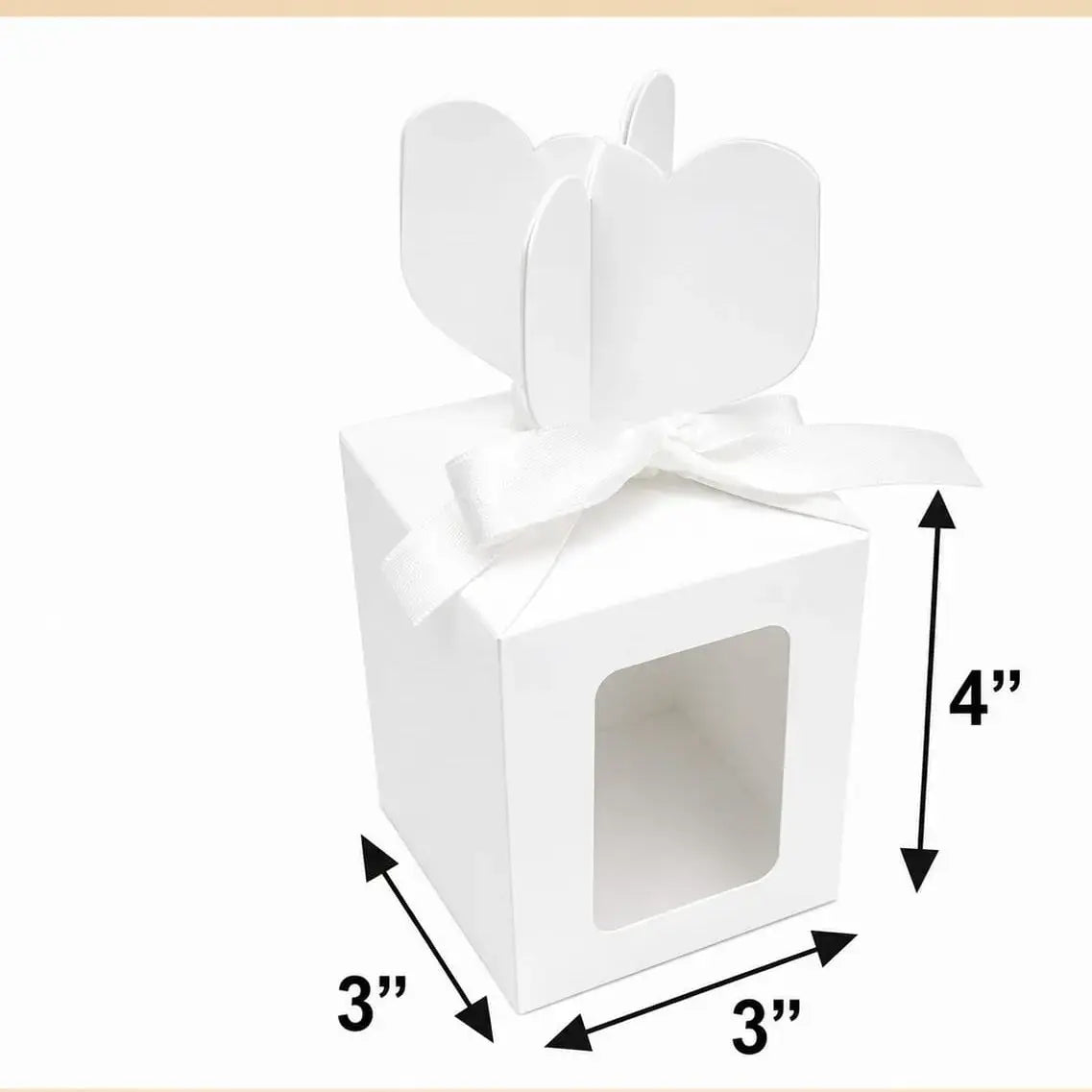 25 box white 3-3-4 inch