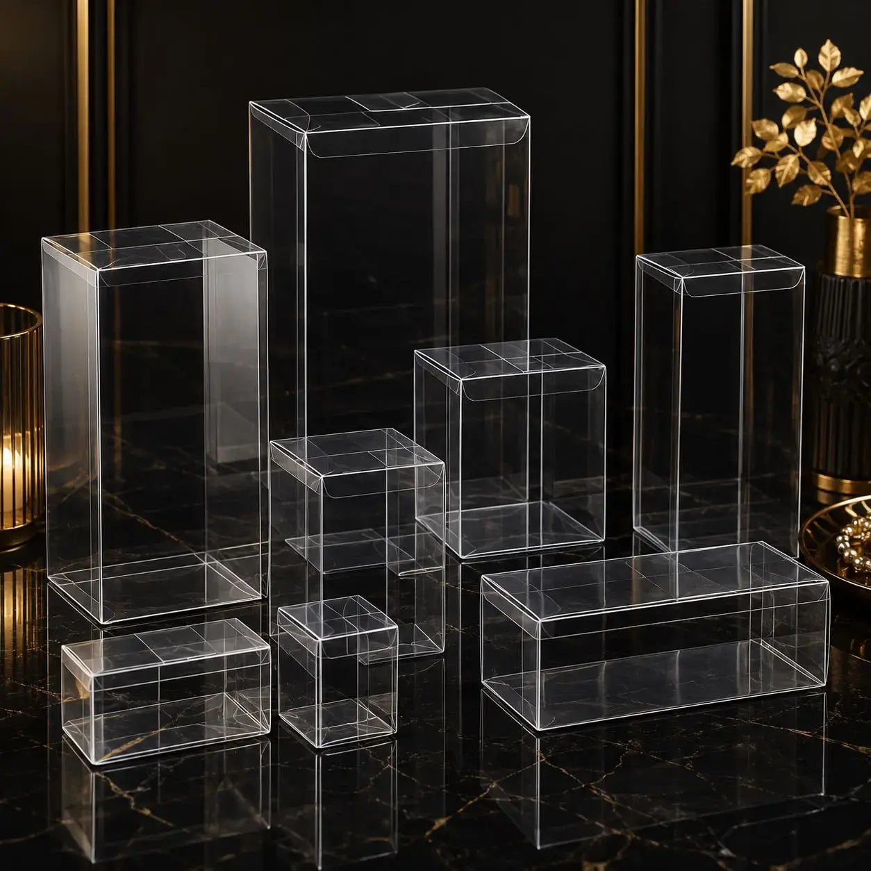 25 pc pvc box for candle packaging