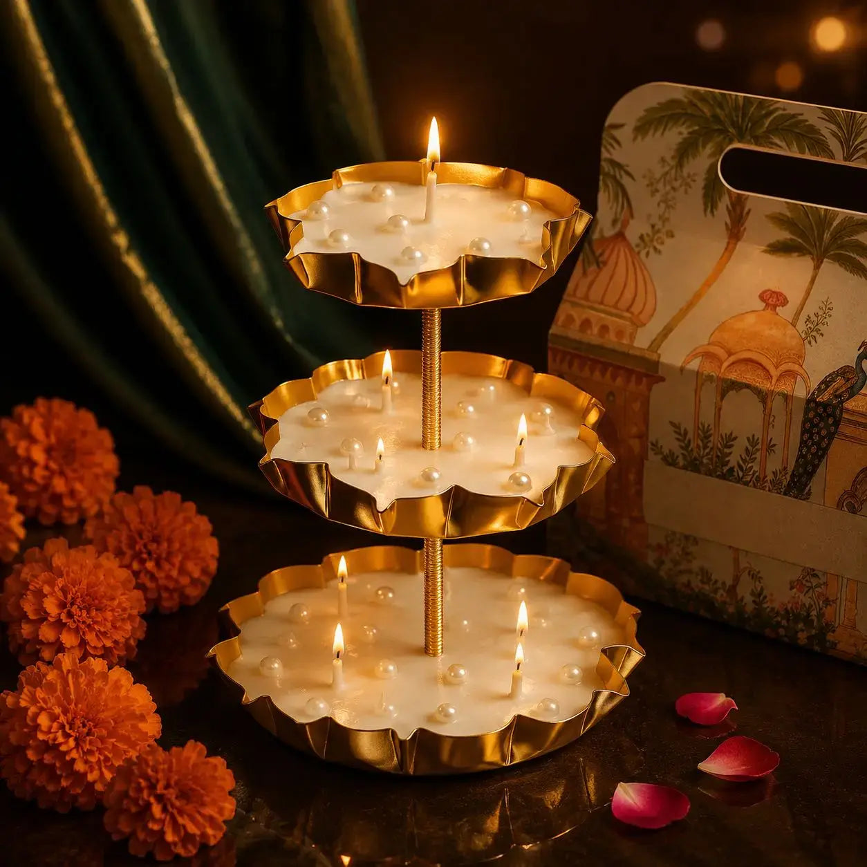 Metal urli stand for candle making 3.5”,4.5”5.5”inch