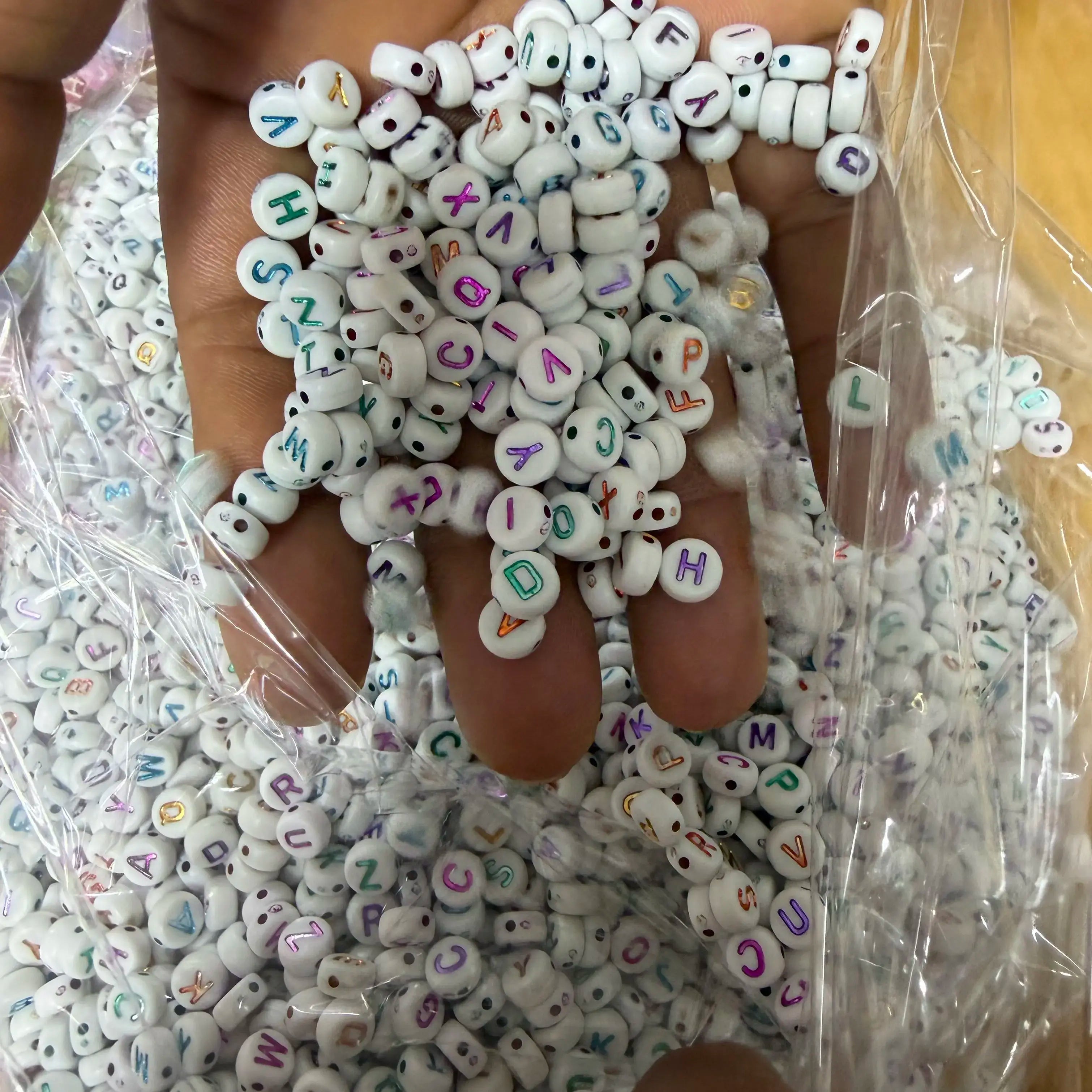 50 grm alphabet bead
