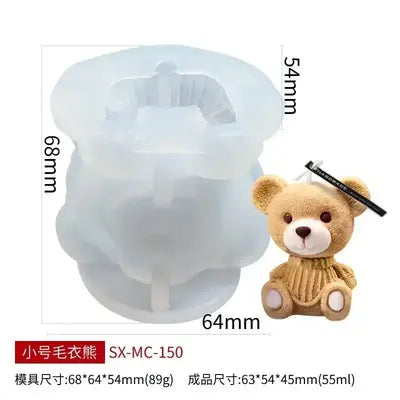 6cm Bear mold