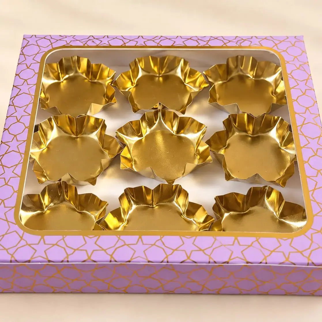 7.5-7.5-1.25 inch box 10 pc purple